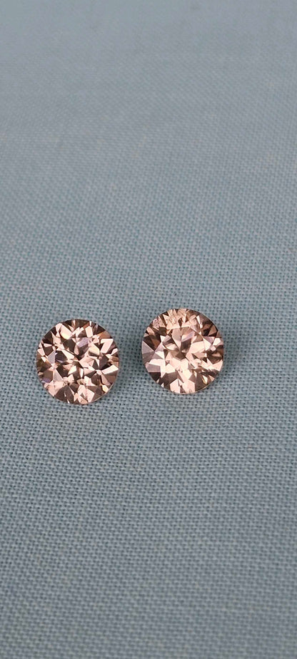 Pair of Harts Range Zircons - Evolution Gemstones