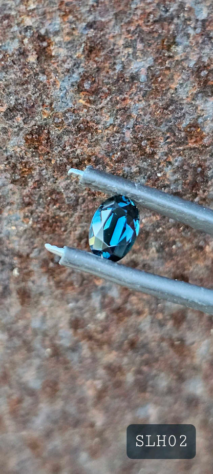 Pair of Australian Blue Oval Sapphires - Evolution Gemstones