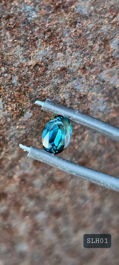 Pair of Australian Blue Oval Sapphires - Evolution Gemstones