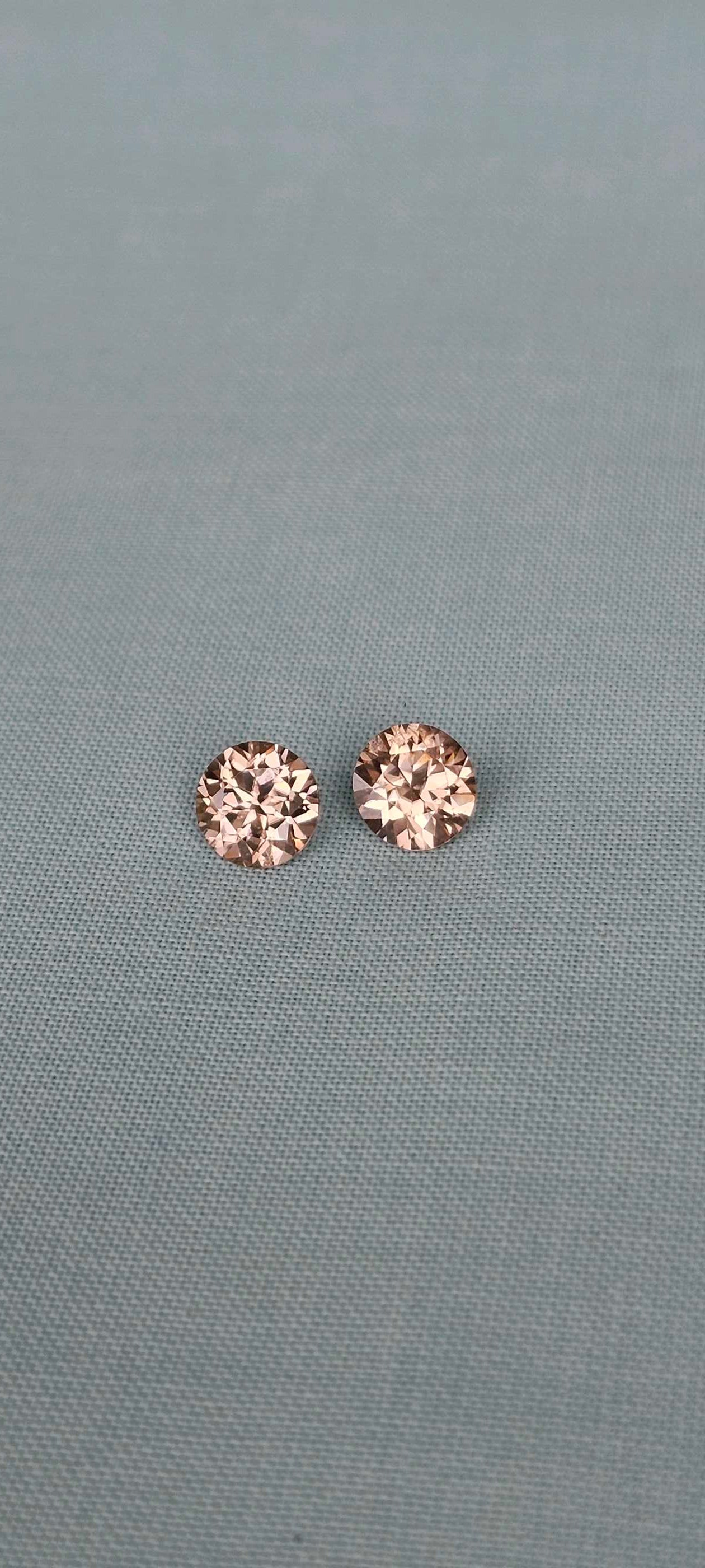 Pair of Harts Range Zircons - Evolution Gemstones