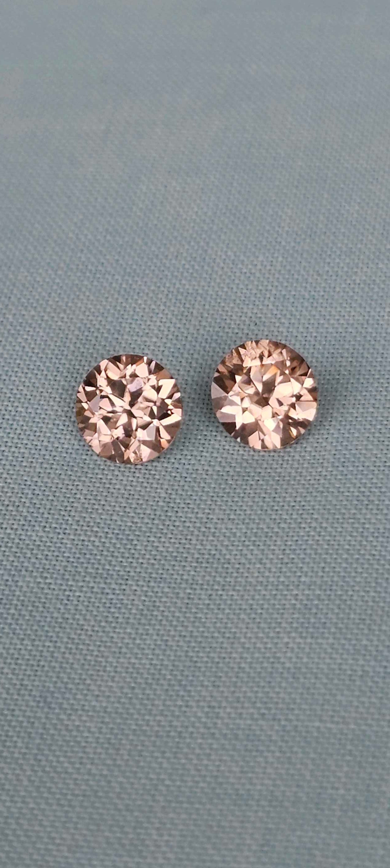 Pair of Harts Range Zircons - Evolution Gemstones