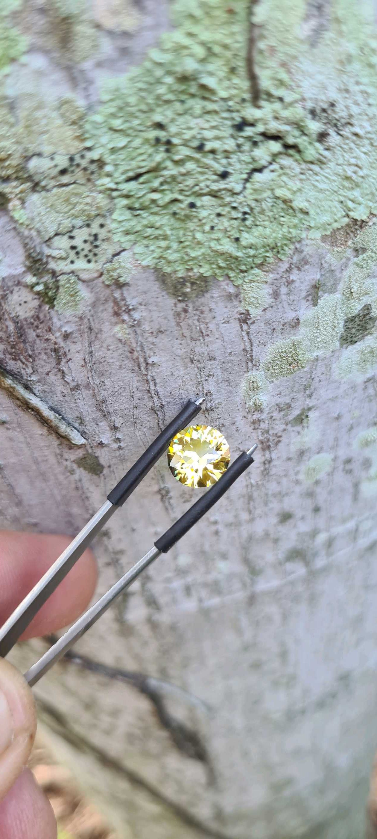 3.85ct Yellow Parti Sapphire - Evolution Gemstones