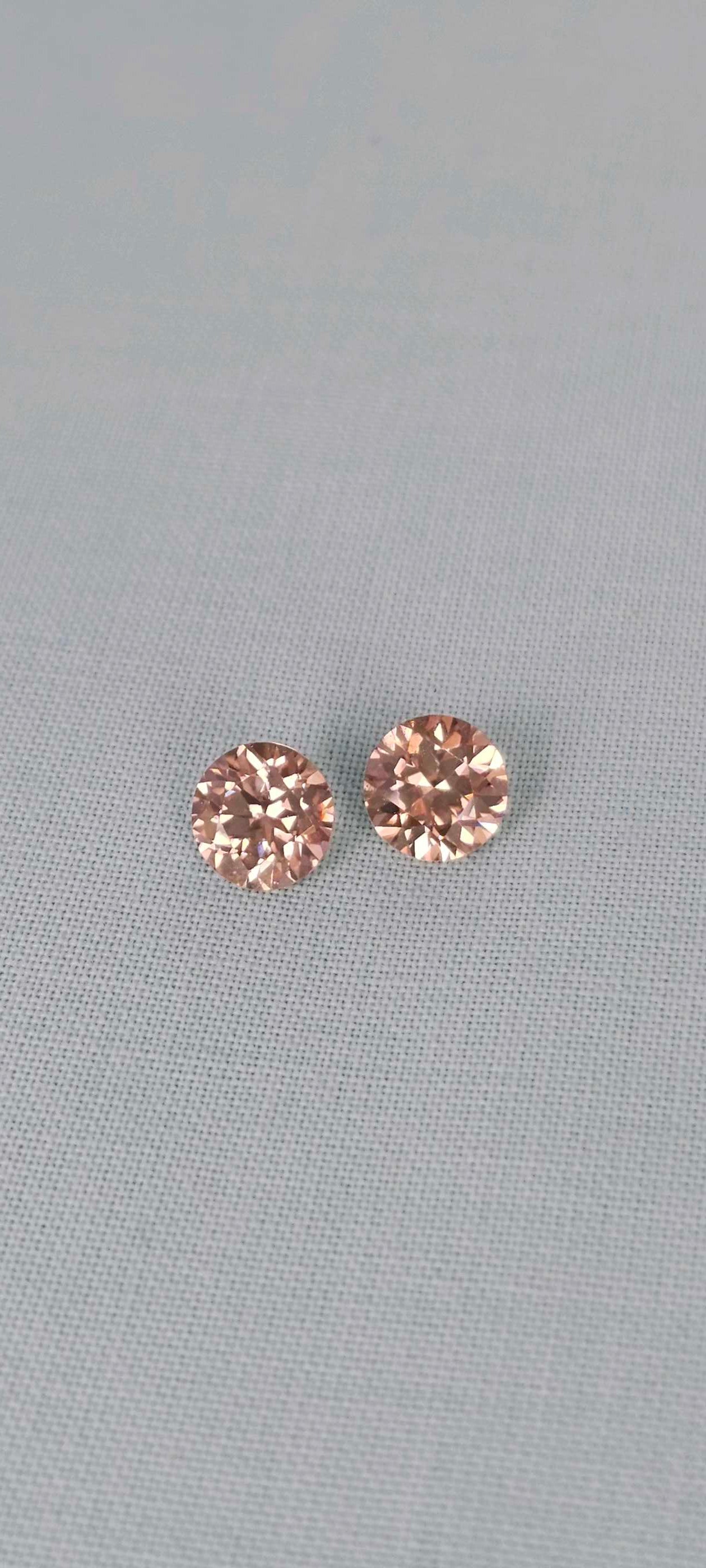 Pair of Harts Range Zircons - Evolution Gemstones