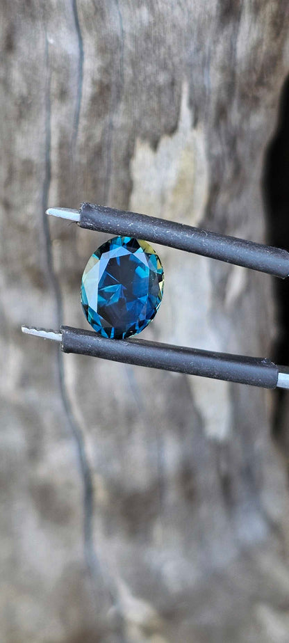 3ct Oval  Parti Sapphire - Evolution Gemstones