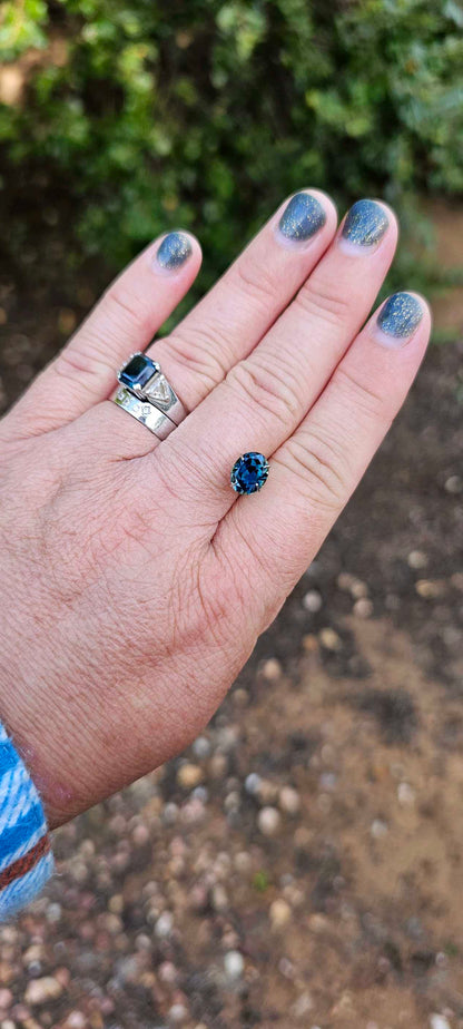 3ct Oval  Parti Sapphire - Evolution Gemstones