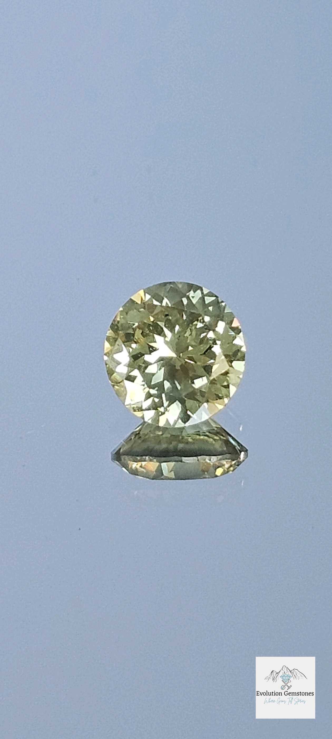 0.985ct Australian Pale Citrus Parti Sapphire - Evolution Gemstones