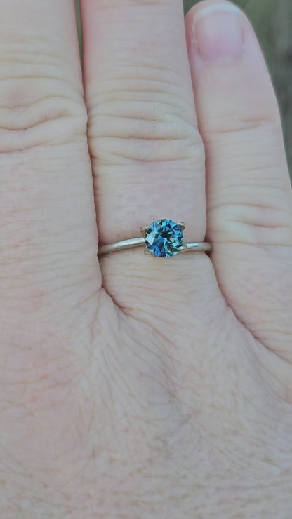 0.805ct Devine blue sapphire