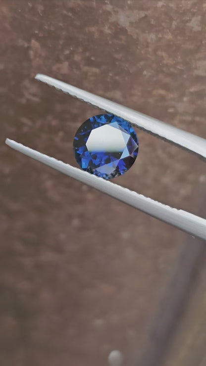 1.535ct midnight blue violet sapphire