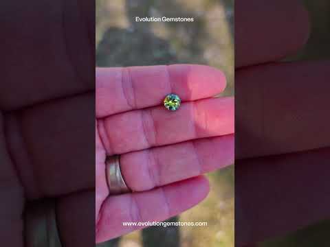 1.450ct natural parti coloured sapphire