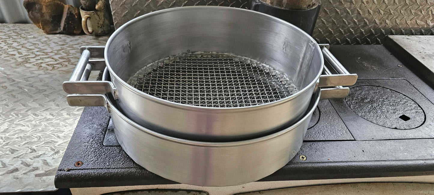 Limited First‑Run Fossicking Sieve Set — Hand‑Finished 316 Stainless (Only 3 Available) - Evolution Gemstones