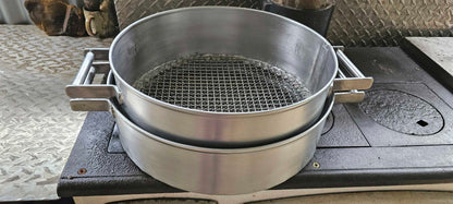 Limited First‑Run Fossicking Sieve Set — Hand‑Finished 316 Stainless (Only 3 Available) - Evolution Gemstones
