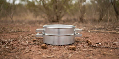 Limited First‑Run Fossicking Sieve Set — Hand‑Finished 316 Stainless (Only 3 Available) - Evolution Gemstones