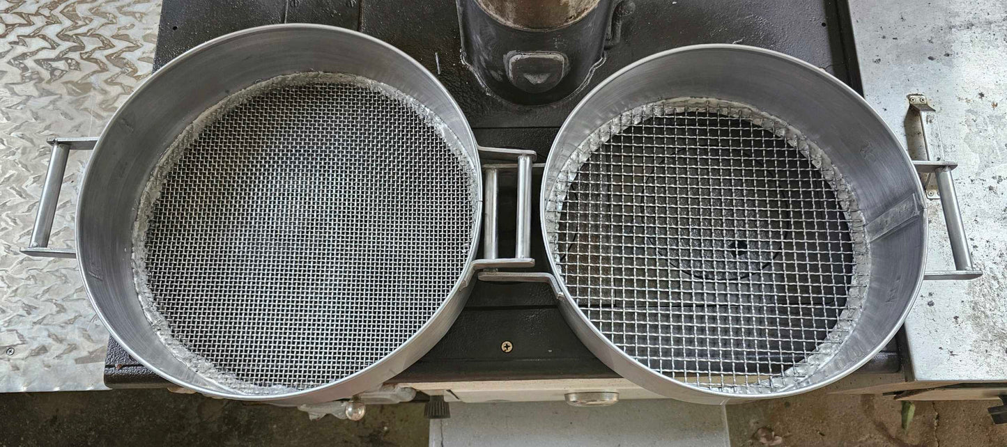 Limited First‑Run Fossicking Sieve Set — Hand‑Finished 316 Stainless (Only 3 Available) - Evolution Gemstones